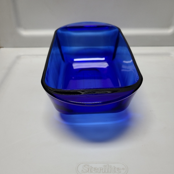 Anchor Hocking Cobalt Blue Loaf Bread Pan Oven Baking Dish 5 X 9 Inch 1.5 Qt - Picture 2 of 6